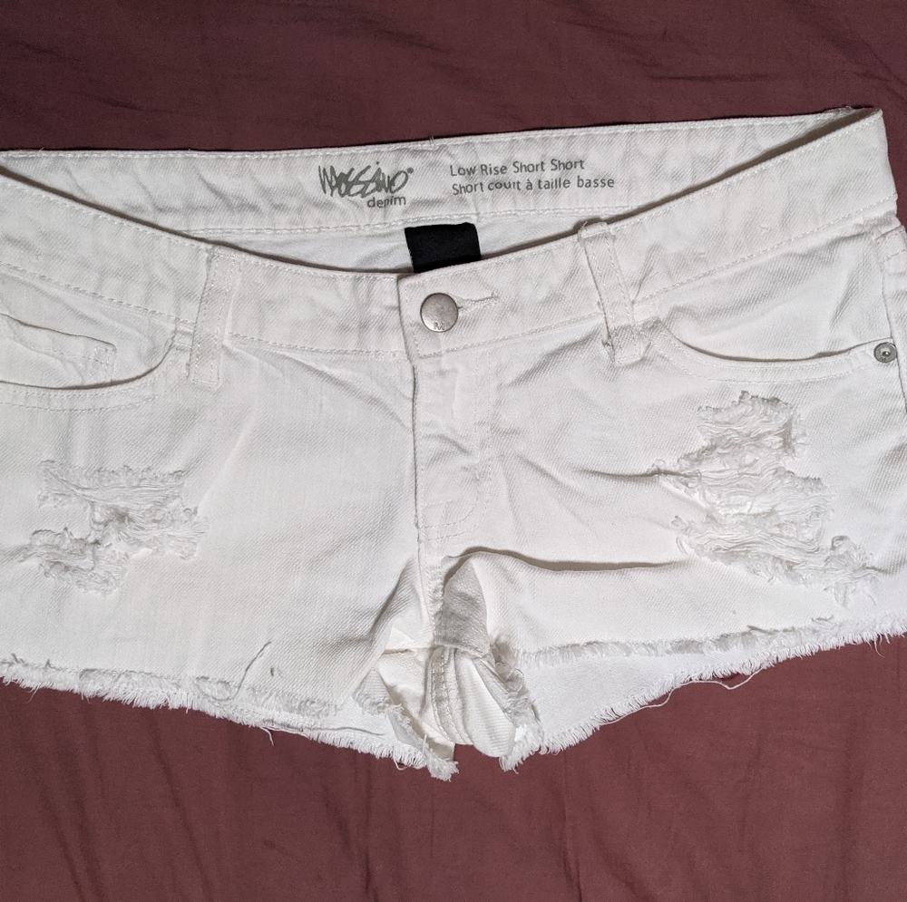 Mossimo white short shorts